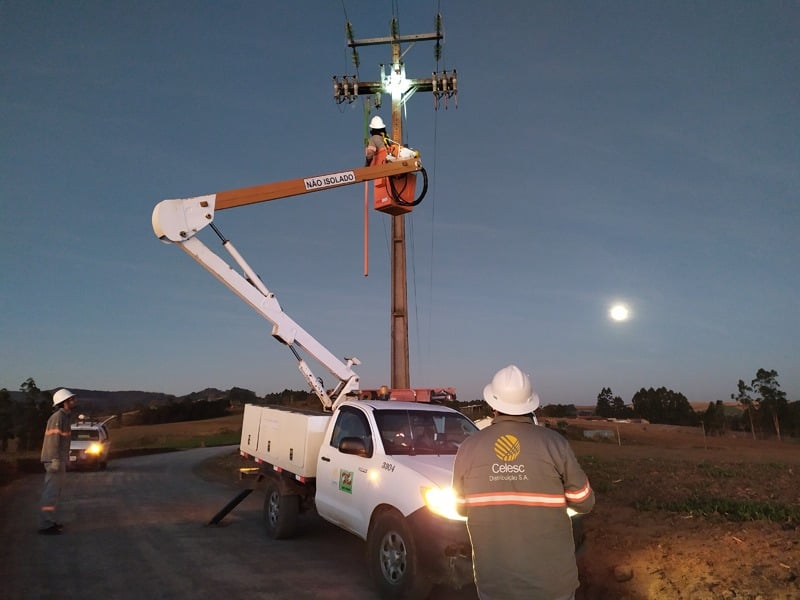 Celesc vai aumentar n&uacute;mero de equipes para emerg&ecirc;ncias – Foto: Divulga&ccedil;&atilde;o/ND