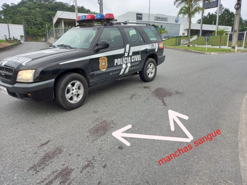 Pol&iacute;cia Civil investiga espancamento de homem deficiente em Blumenau – Foto: Divulga&ccedil;&atilde;o/Pol&iacute;cia Civil