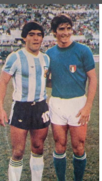 Diego Armando Maradona e Paolo Rossi – Foto: Divulga&ccedil;&atilde;o