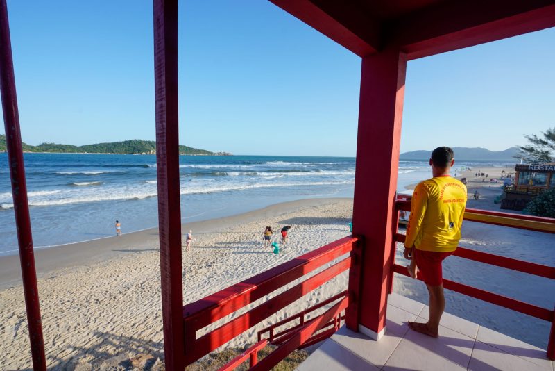 Posto de guarda-vidas em Santa Catarina