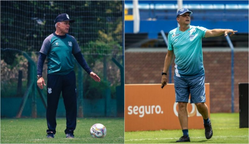 Jorginho e Claudinei Oliveira: os protagonistas do jogo deste s&aacute;bado – Foto: Patrick Floriani/FFC e Leandro Boeira/Ava&iacute; F.C