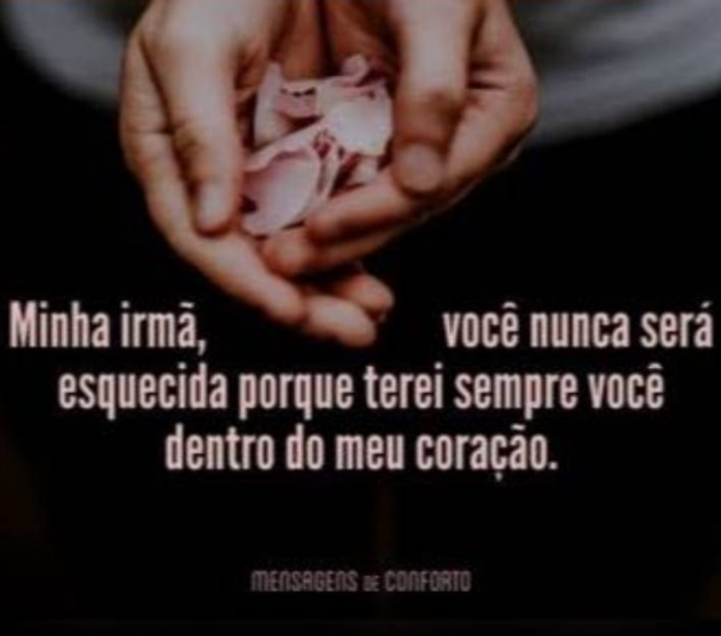 Irm&atilde; lamenta a morte da v&iacute;tima nas redes sociais – Foto: Arquivo Pessoal/Divulga&ccedil;&atilde;o