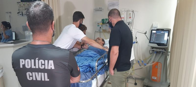 Agostinho Boso, de 65 anos, foi resgatado em Guaratuba (PR) – Foto: Ricardo Alves/NDTV