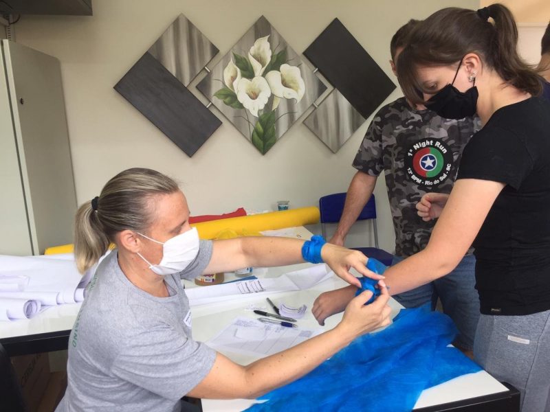 Prefeitura de Presidente Get&uacute;lio busca volunt&aacute;rios para ajudar na separa&ccedil;&atilde;o de donativos – Foto: Divulga&ccedil;&atilde;o/Prefeitura de Presidente Get&uacute;lio