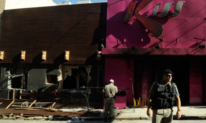 Inc&ecirc;ncio na boate Kiss durante show na madrugada do dia 27 de janeiro de 2013 – Foto: Wilson Dias/Ag&ecirc;ncia Brasil/Arquivo/ND