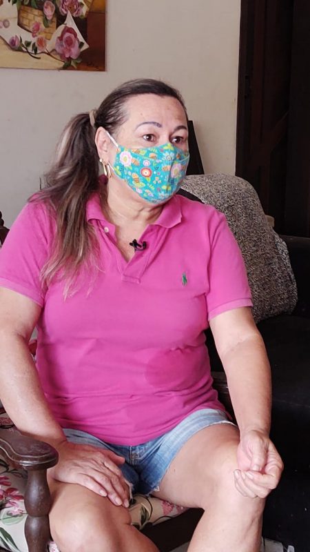 M&aacute;rcia conhecia Albertina h&aacute; cerca de 20 anos – Foto: Adriano Mendes/NDTV