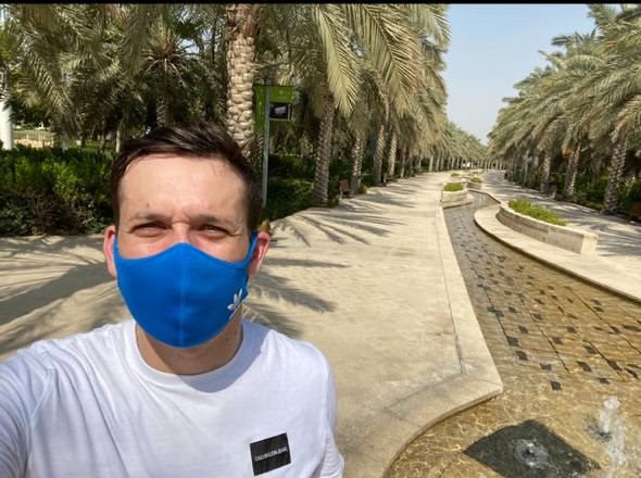 Alexandre foi um dos primeiros joinvilenses a tomar a vacina contra a Covid-19 – Foto: Arquivo Pessoal/Divulga&ccedil;&atilde;o