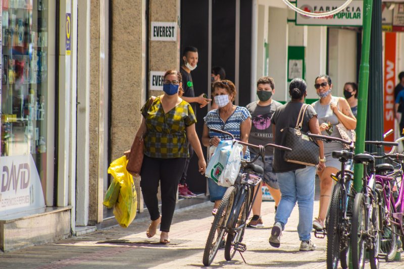 Prefeitos da Foz do Rio Itaja&iacute; discutem a&ccedil;&otilde;es sobre a Covid-19 – Foto: Bruno Golembiewski/ND