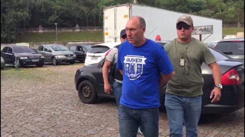 Valdir Saggir &eacute; conhecido criminoso dos estados do Sul do Brasil. – Foto: Reprodu&ccedil;&atilde;o/Record TV