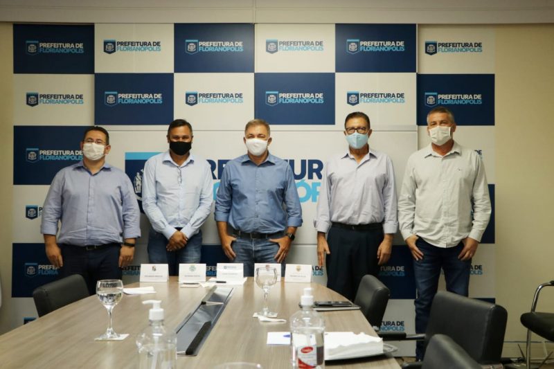 Prefeitos das cinco maiores cidades da Grande Florianópolis