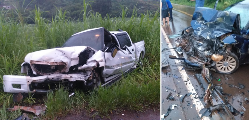 Jovem motorista morre após batida de frente na SC-480 na noite de quinta-feira (21) – Foto: PMRv/Divulgação