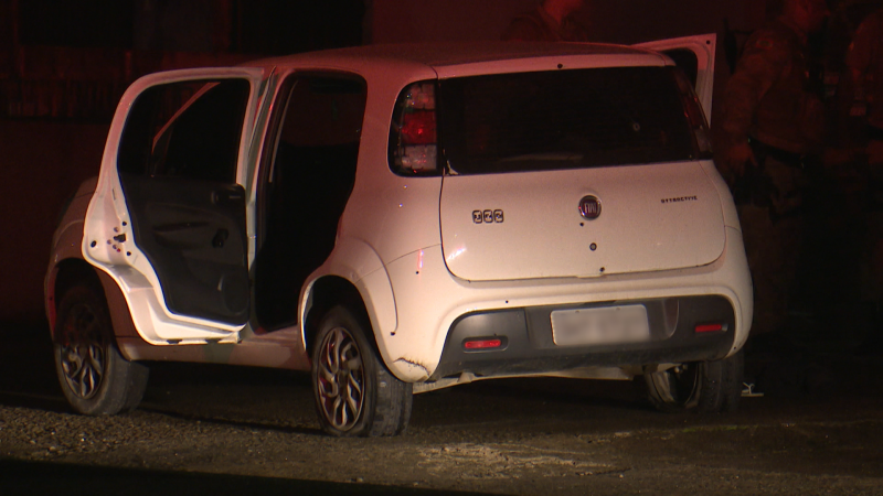 Suspeitos fugiram e ainda n&atilde;o foram identificados – Foto: Ricardo Alves/NDTV