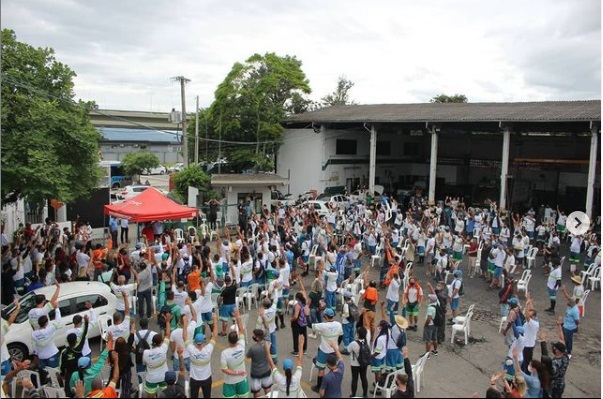 Assembleia da Comcap, na manhã desta segunda-feira (18) – Foto: Divulgação/ND