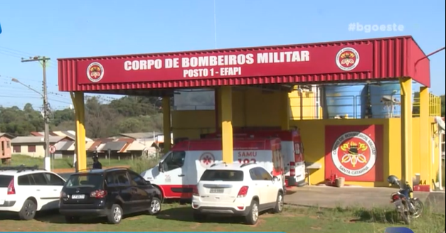 Falta de efetivo prejudica atendimento na base dos Bombeiros no bairro Efapi – Foto: Reprodu&ccedil;&atilde;o NDTV/Divulga&ccedil;&atilde;o