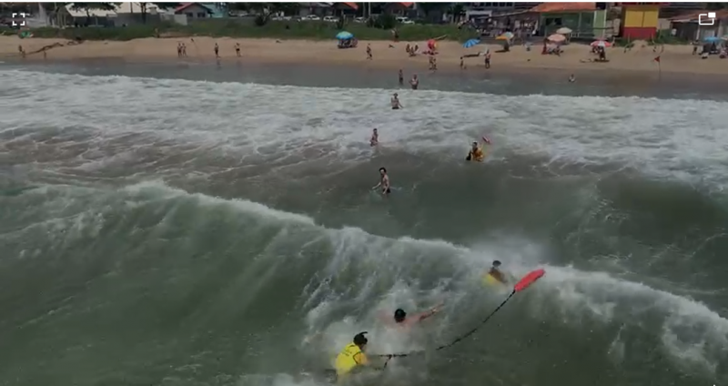 Incidente foi na tarde deste domingo (31) – Foto: &Aacute;guia 7/Divulga&ccedil;&atilde;o