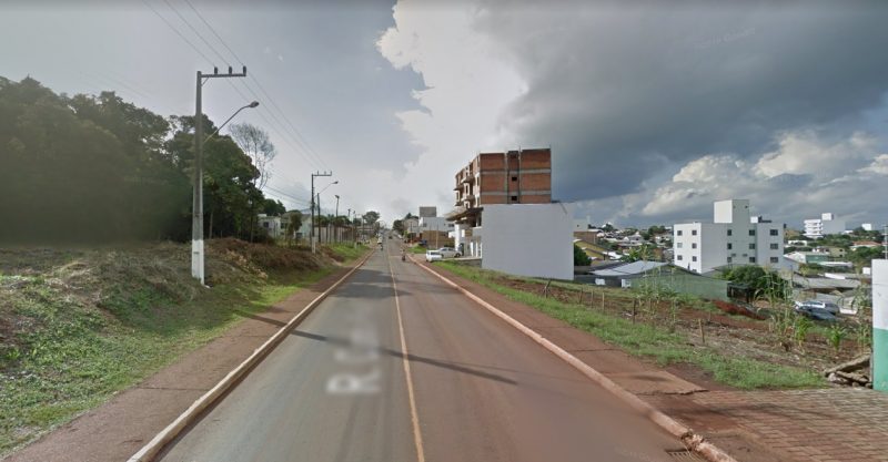 Crime aconteceu na rua Cunha Porã. no maior bairro de Chapecó – Foto: Google Street View/ND