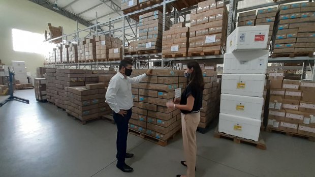 centro de distribuição em florianópolis se prepara para logística na distribuição de insumos as regionais de SC