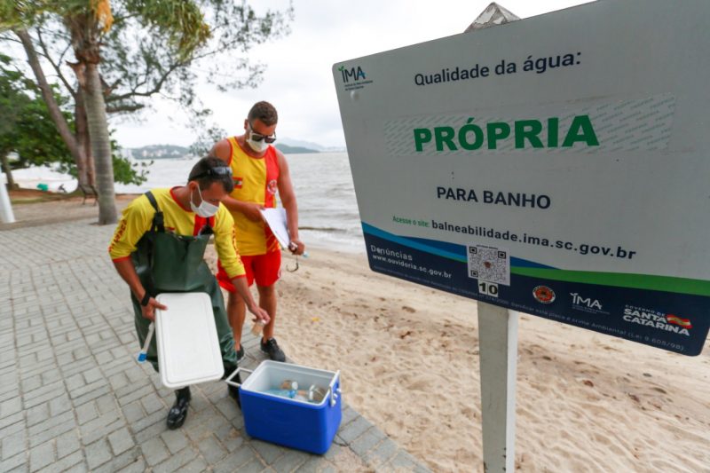 O saldo positivo foi de dois pontos próprios para banho a mais em relação às últimas análises – Foto: IMA/ND