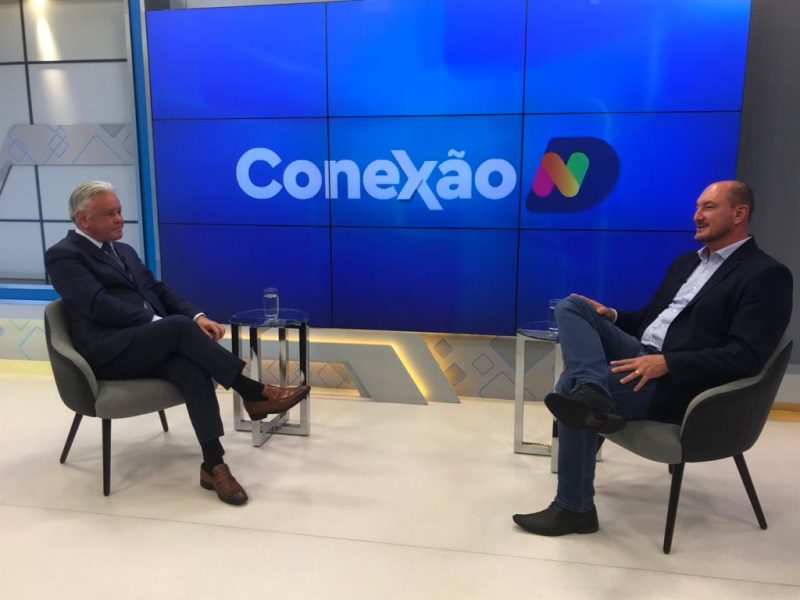 Paulo Alceu recebe o deputado do MDB, Mauro de Nadal – Foto: NDTV