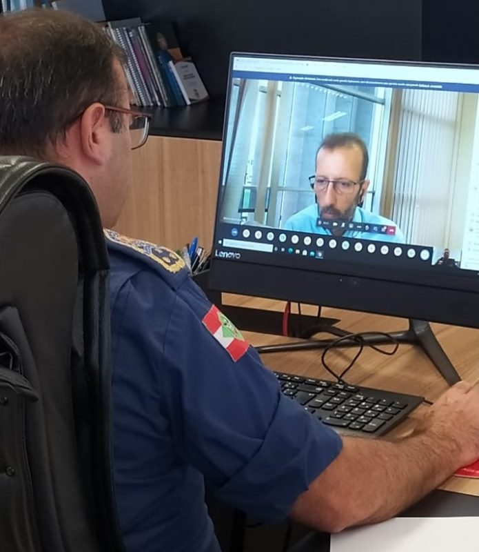 Reuni&atilde;o com Minist&eacute;rio da Justi&ccedil;a definiu apoio da seguran&ccedil;a p&uacute;blica – Foto: Paulo Rolemberg/ND