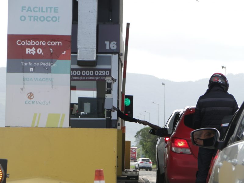 Pedágios na BR-101: situação comum para quem transita na região Sul do País – Foto: Diogo de Souza/ND