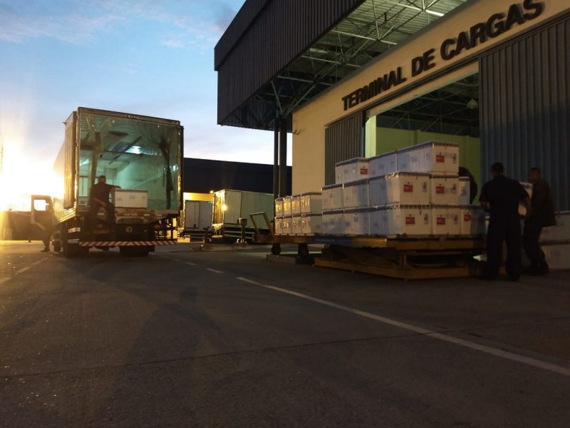 Avi&atilde;o com vacinas saiu de Guarulhos na manh&atilde; desta segunda-feira – Foto: FAB/Divulga&ccedil;&atilde;o/ND