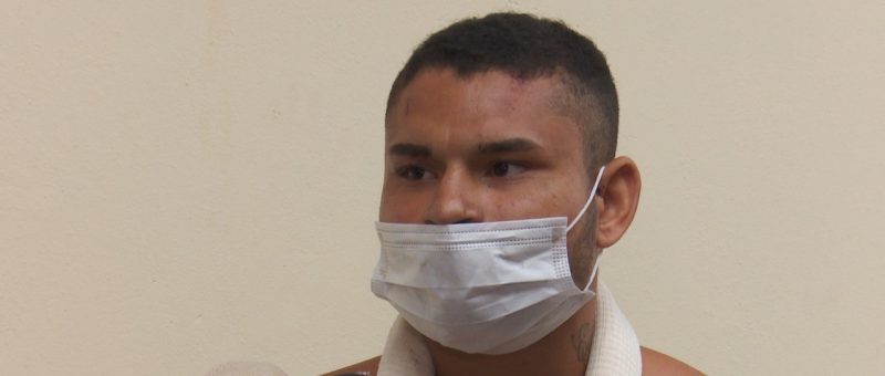 Evanio veio do Pará para Blumenau, para tentar uma vida melhor para a família – Foto: Gladionor Ramos/NDTV