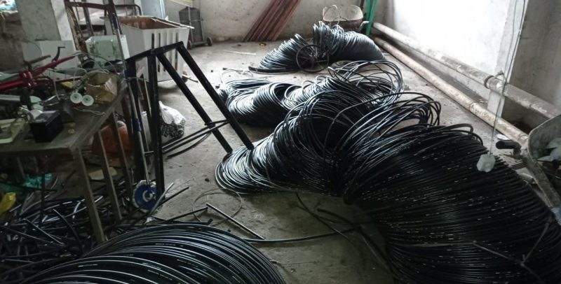 Carga de fios de telefonia foi encontrada no bairro Bom Retiro, zona Norte da cidade – Foto: Divulga&ccedil;&atilde;o/ND