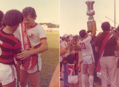 Fontan foi o primeiro capitão do JEC e conquistou três taças do Campeonato Catarinense – Foto: Arquivo Pessoal/Divulgação