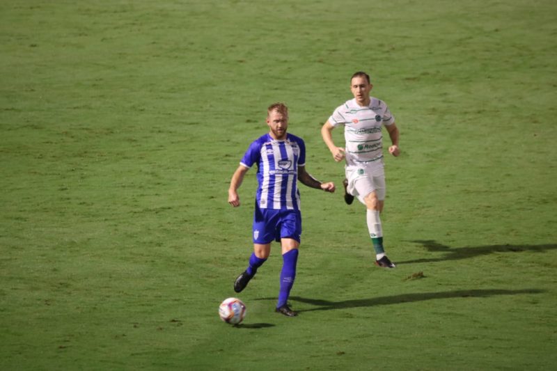 Alem&atilde;o, no jogo movimentado entre Ava&iacute; e Juventude pela S&egrave;rie B 2020. – Foto: Frederico Tadeu/Ava&iacute; FC