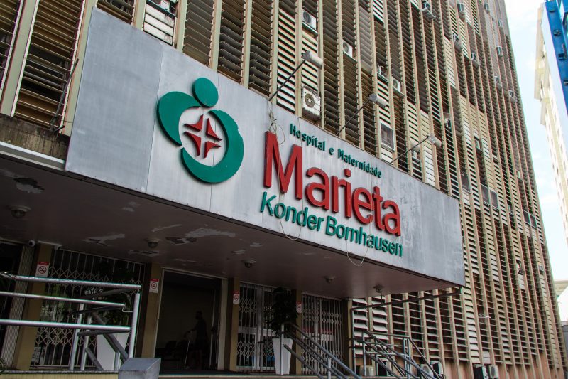 Marieta Conder Bornhausen Hospital in Itajai.  – Photo: Archive/Bruno Golembievsky/ND