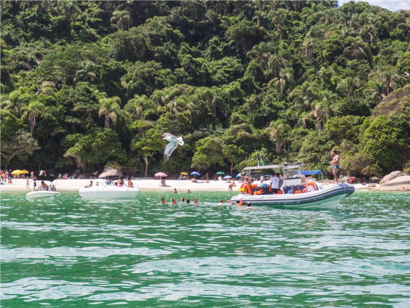 Ilha do Campeche é um dos lugares mais procurados por turistas de todo o mundo, em Florianópolis &#8211; Foto: Arquivo/Marco Santiago/ND