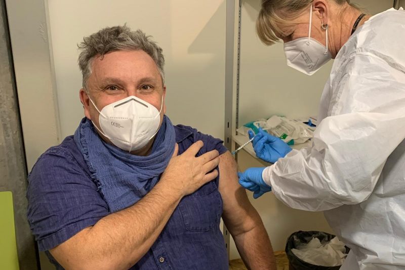 Catarinense recebe imunização contra o coronavírus na Alemanha – Foto: Arquivo Pessoal