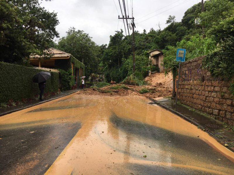 Desmoronamento no Norte da Ilha