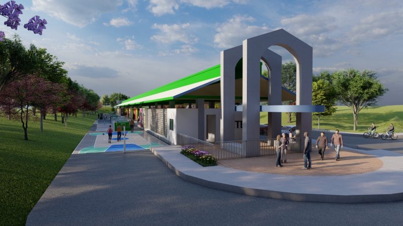 Projeto mostra como vai ficar a Escola Olodum em Florianópolis – Foto: Divulgação/ND