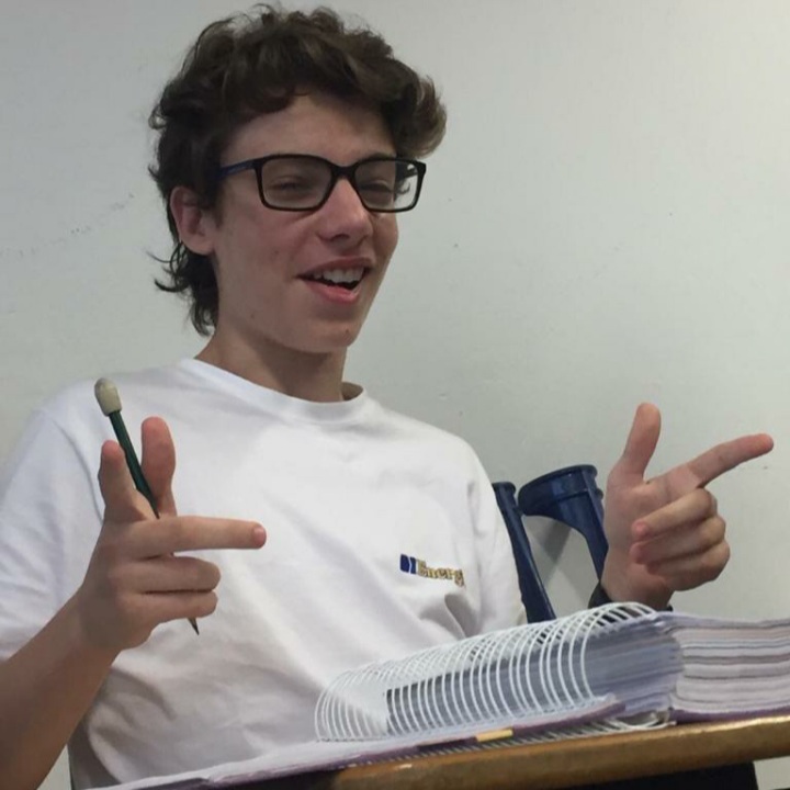 Pedro Bertoli fez o Energia e também vai prestar o ENEM