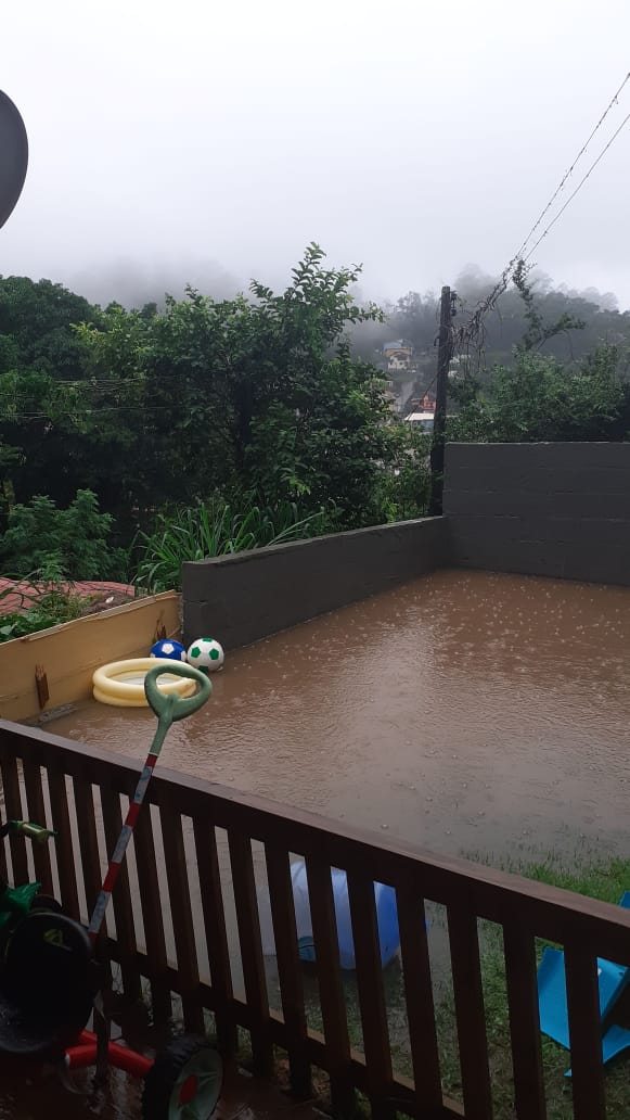 Nas últimas 24 horas, a região central de Florianópolis acumulou 92,2 milímetros de chuva. - Defesa Civil/Divulgação/ND
