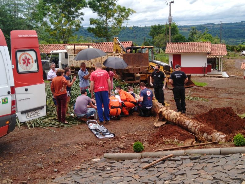 Acidente ocorreu em frente a casa do idoso – Foto: Saer/Divulgação/ND