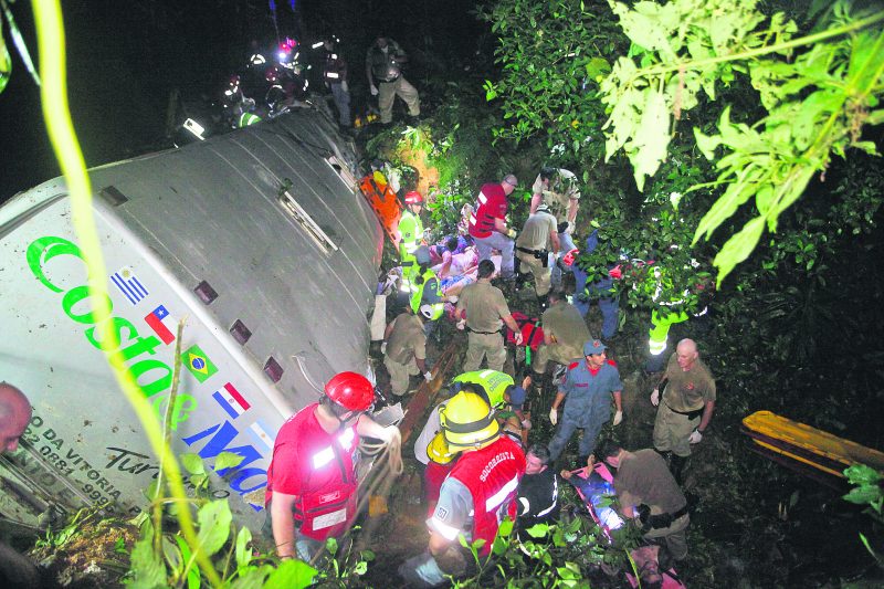 Tragédia da Serra Dona Francisca é a maior da história de Santa Catarina – Foto: Arquivo/Carlos Junior/ND