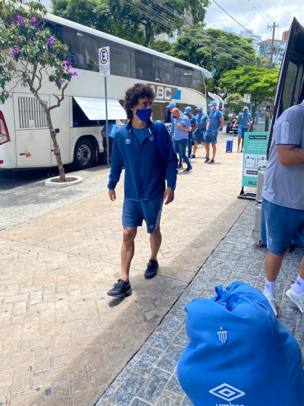 Avaí viajou com o elenco para a Capital mineira – Foto: Divulgação / Avaí FC