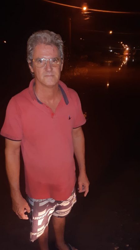 O morador da regi&atilde;o relatou que a chuva forte e intensa ocorreu por mais de uma hora e meia – Foto: Divulga&ccedil;&atilde;o/ND