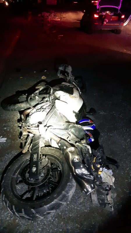 Ainda n&atilde;o se sabe o que teria causado o acidente – Foto: Bombeiros Volunt&aacute;rios de Guaramirim/Divulga&ccedil;&atilde;o