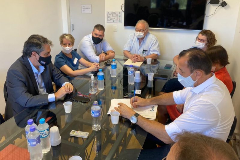 Secret&aacute;rio de Estado da Sa&uacute;de, Andr&eacute; Motta Ribeiro visita Blumenau – Foto: Tami Santos/Prefeitura de Blumenau