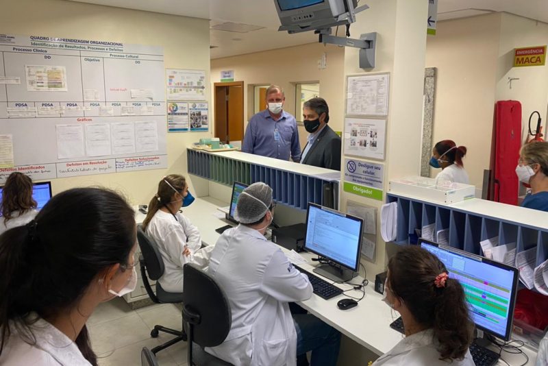 Secret&aacute;rio de Estado da Sa&uacute;de, Andr&eacute; Motta Ribeiro visita Blumenau – Foto: Tami Santos/Prefeitura de Blumenau