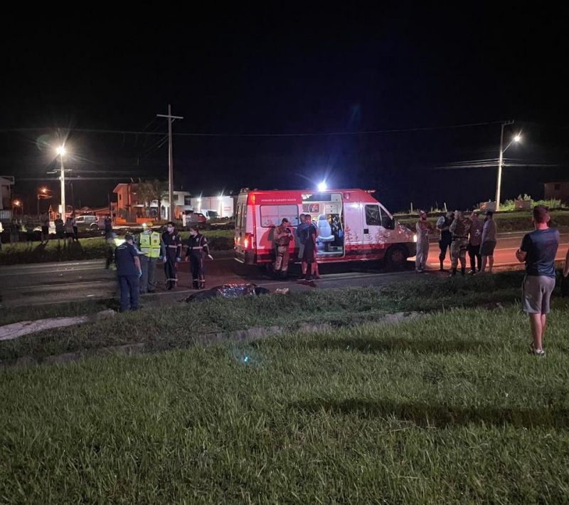 Idosa é atropelada na BR-282 e morre devido a gravidade dos ferimentos – Foto: Rede sociais/Divulgação/ND