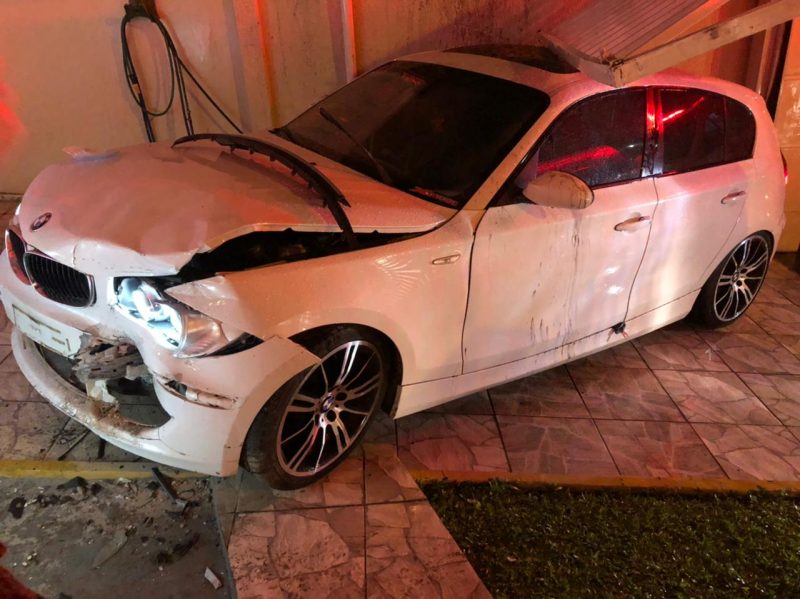 Acidente aconteceu na noite de sexta=feira (12), em Lages – Foto: Bombeiros Militares/Divulga&ccedil;&atilde;o