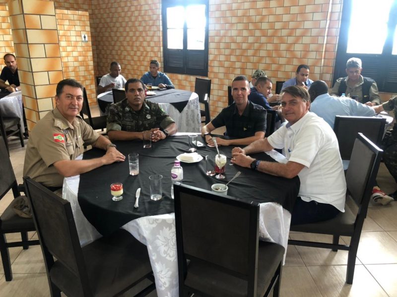 Senador Jorginho Melo tamb&eacute;m esteve com o presidente – Foto: Divulga&ccedil;ao