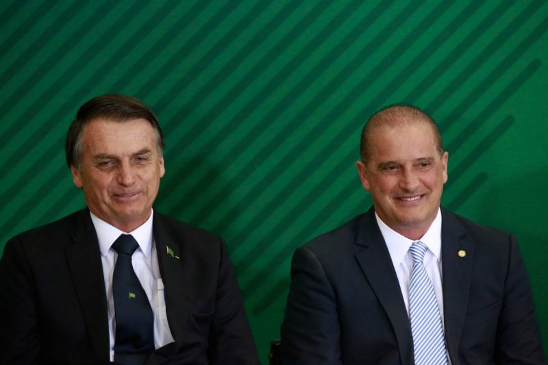 Presidente Jair Bolsonaro e o ministro da Cidadania Onyx Lorenzoni – Foto: Rafaela Felicciano/Metrópoles/ND