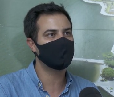 João Ricardo Chaves, presidente da Associação Empresarial de São Francisco do Sul – Foto: Reprodução TV