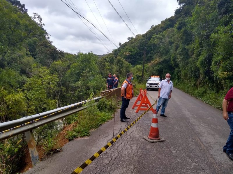 Governo estadual decreta situação de emergência em Rancho Queimado nesta quinta-feira (25) por conta das chuvas de janeiro – Foto: Divulgação/ND